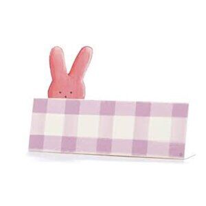 24 Peeps Pink Bunny Place Cards Table Accents, Hester & Cook 2 pkgs of 12
